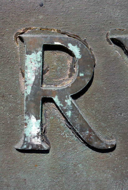 istock Written Wording in Distressed State Typography Found Letter R 991378782