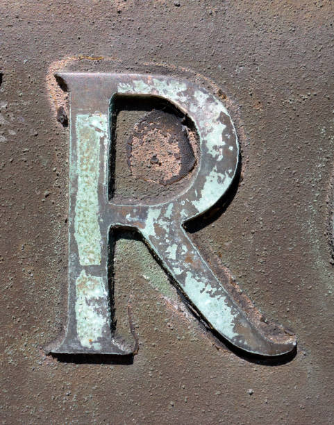istock Written Wording in Distressed State Typography Found Letter R 991378806