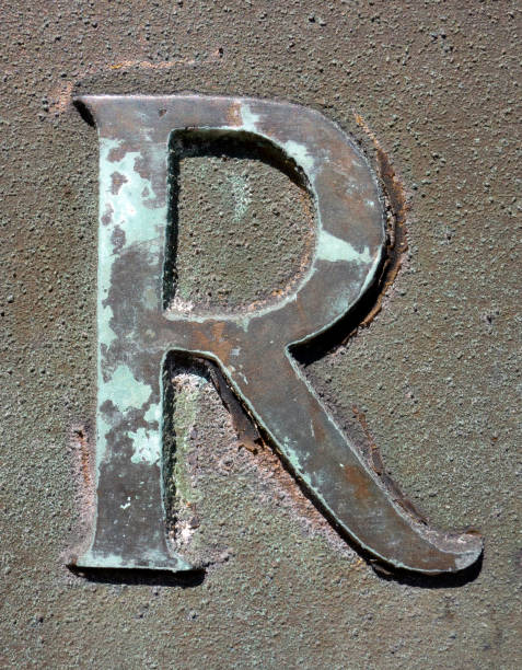 istock Written Wording in Distressed State Typography Found Letter R 991378810