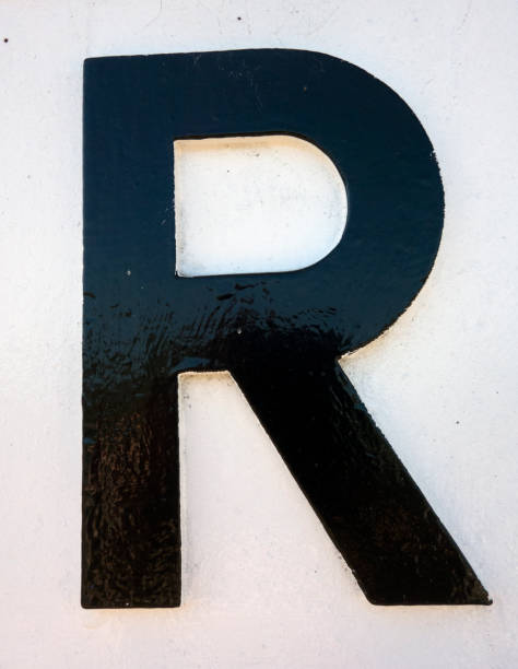istock Written Wording in Distressed State Typography Found Letter R 991378818