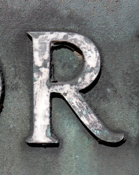 istock Written Wording in Distressed State Typography Found Letter R 991379014