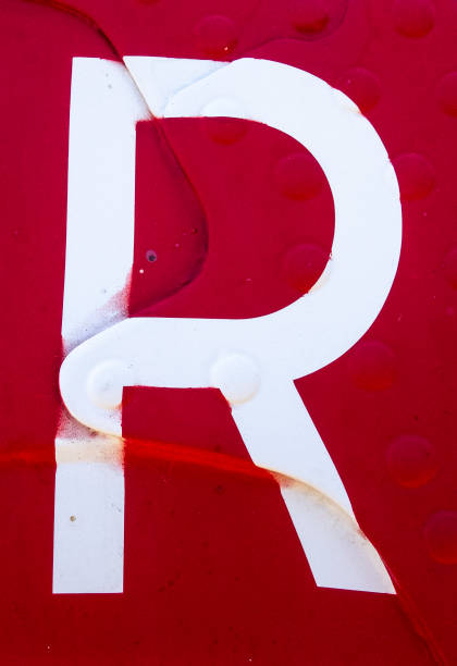 istock Written Wording in Distressed State Typography Found Letter R 991379602
