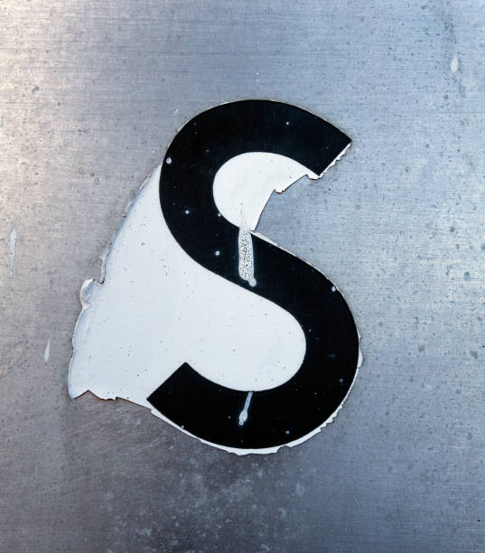 istock Written Wording in Distressed State Typography Found Letter S 991384468