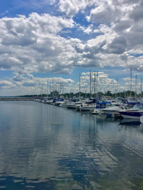 istock Sailboats Moored In Harbor 991397350