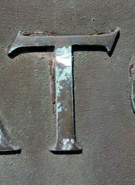 istock Written Wording in Distressed State Typography Found Letter T 991401498