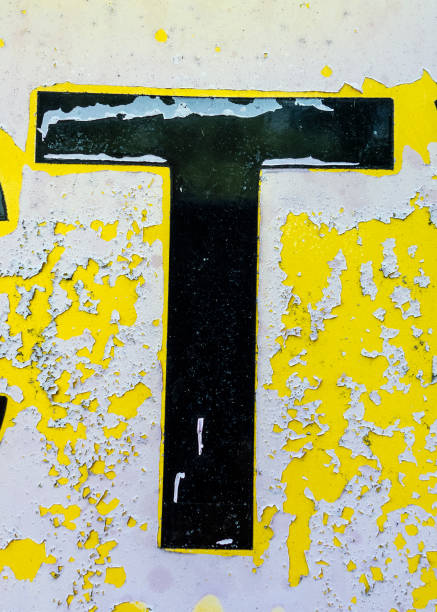 istock Written Wording in Distressed State Typography Found Letter T 991401744