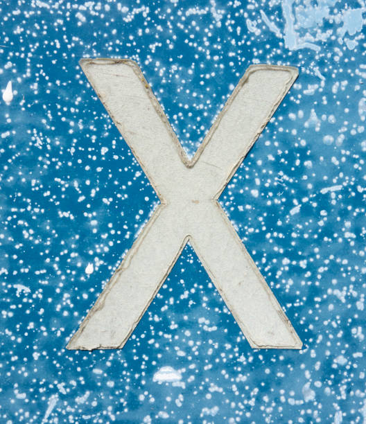 istock Written Wording in Distressed State Typography Found Letter X 991405732