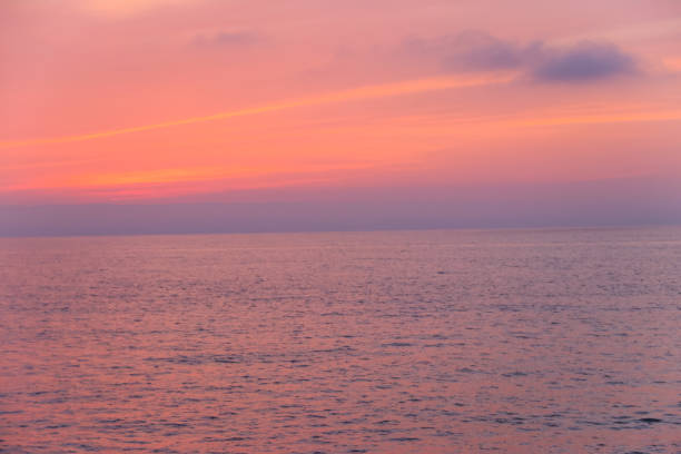 istock Beautiful sunset over the Black sea 991408388