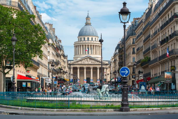 pantheon in paris, frankreich - pantheon paris paris france france europe stock-fotos und bilder