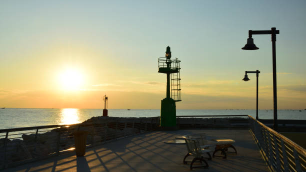 istock Mediterranean pier at the sunrise 991424666