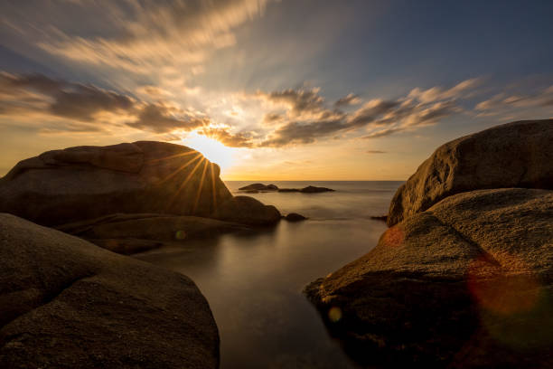 istock Beautiful sunrise in a bay in Costa Brava, Spain 991427314