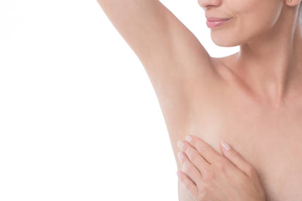 istock Close up of female armpit. 991427316