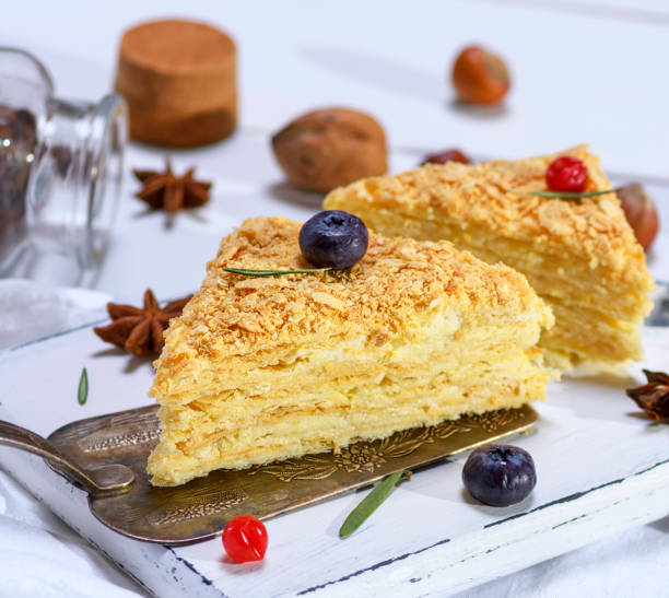 istock piece of cake Napoleon with cream 991429816