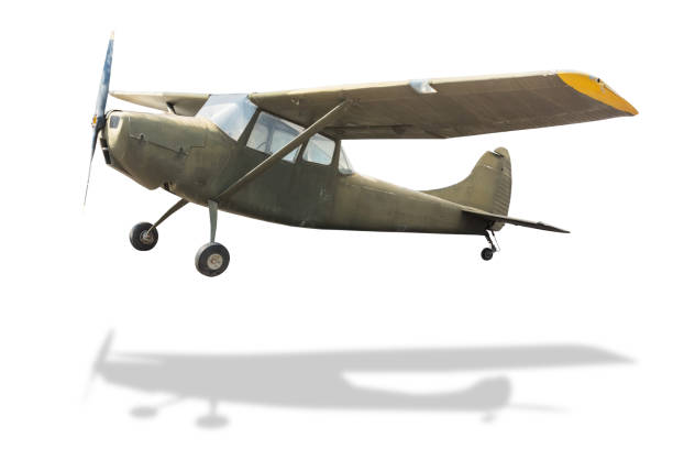 istock Retro plane,isolated on white background with clipping path. 991438722