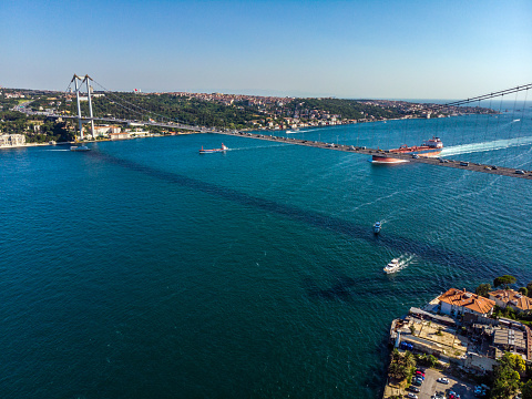 Aerial View Of Bosphorus