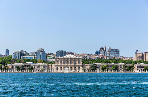 Istanbul Skyline with Dolmabahce Palace, Istanbul