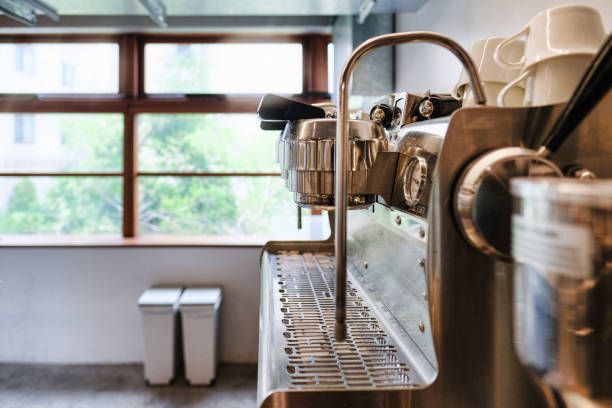 istock Coffee machine in the kitchen of restaurant 991444350
