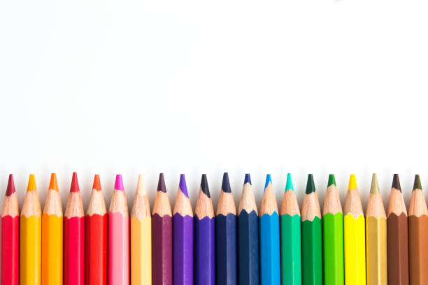 istock Line of colored pencils 991489676
