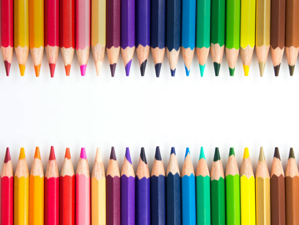 istock Line of colored pencils 991497222
