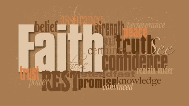istock Christian faith word montage with beige background 991503166
