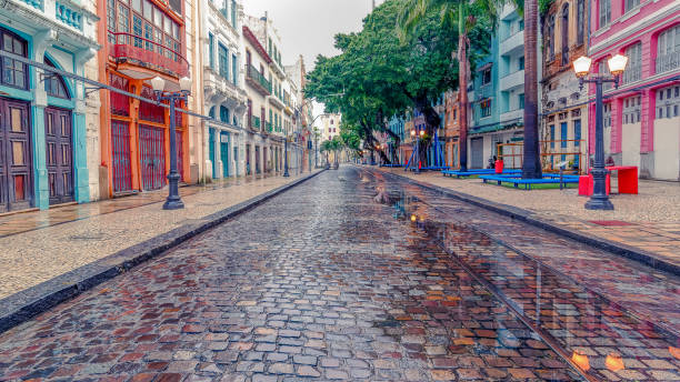 Bom Jesus street after the rain