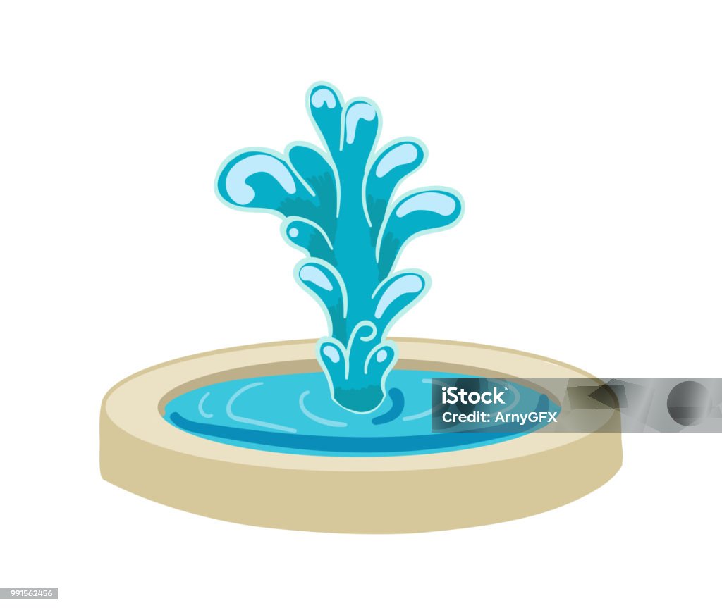 Ilustración de Hermosa Fuente Con Un Chorro De Agua Empujando Hacia Arriba Ilustración De La Orientación Del Vector y más Vectores Libres de Derechos de Fuente - Estructura creada por el hombre - Ilustración de Hermosa Fuente Con Un Chorro De Agua Empujando Hacia Arriba Ilustración De La Orientación Del Vector y más Vectores Libres de Derechos de Fuente - Estructura creada por el hombre -