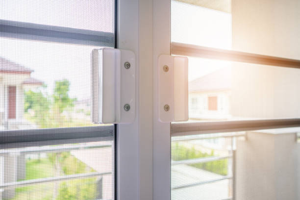 istock mosquito net wire screen on house window protection against insect 991567512