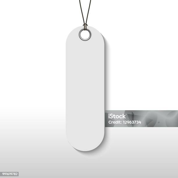 Save Tag Empty Empty Tag Design For Commercial Producing Vector Illustration Stock ...