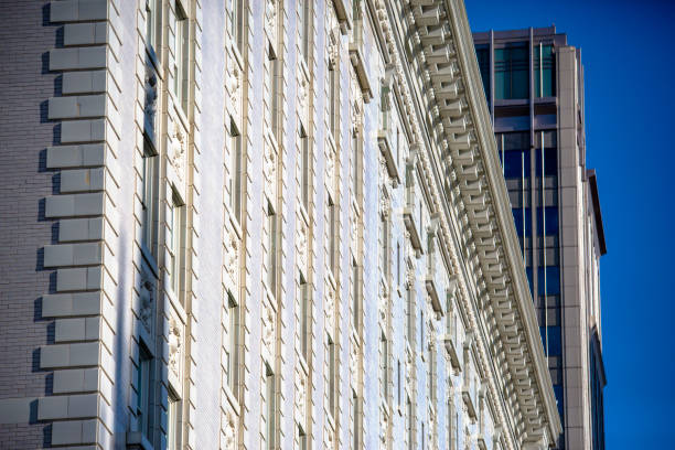 istock Detailed texture on building in Temple Square 991645866
