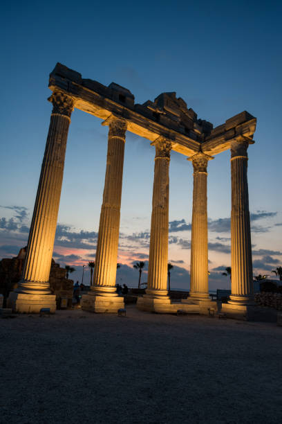 istock Ancient ruins after sunset, Turkey 991755618