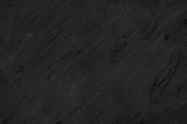 istock Object Stone Material Rock - Tiled Floor Black Stone Dark gray texture background 991776142