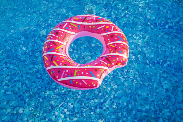 istock swimming circle in the form of a donut 991808074