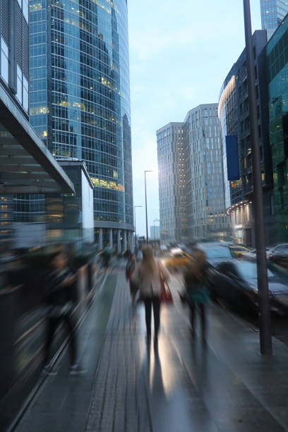 istock Business center with high skyscrapers 991811168