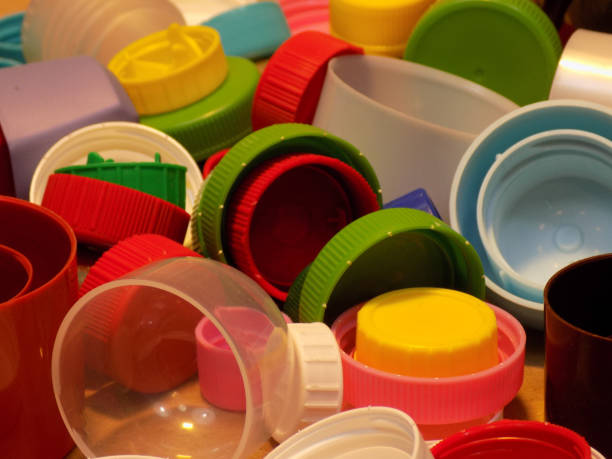 istock Ecology at work - various plastic bottle caps ready for recycling or designing 991832934