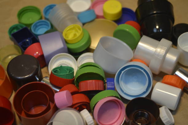 istock Ecology at work - various plastic bottle caps ready for recycling or designing 991832988