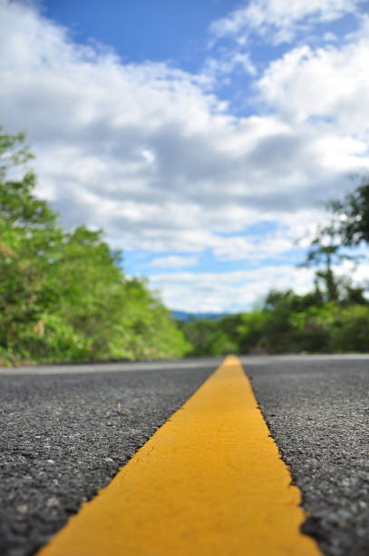 Way high way blue sky to Travel