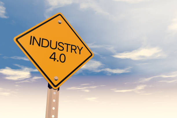 istock Road Sign Industry 4.0 991861594