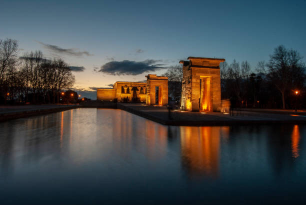 istock Temple of Debod at sunset in Madrid, Spain. 991902934