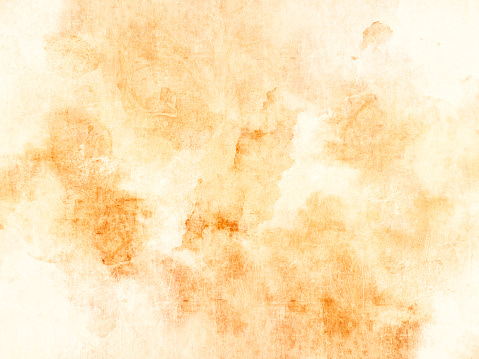 Watercolor background with brown coffee stains