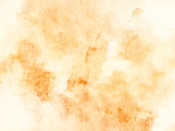 Photo of Watercolor background with brown coffee stains