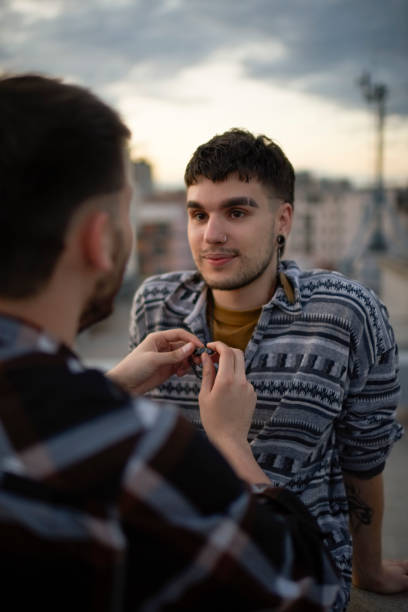 istock Gay couple outdoors 991919982