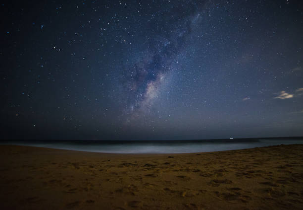 istock milky way shine over the sea  beach at night 991979388