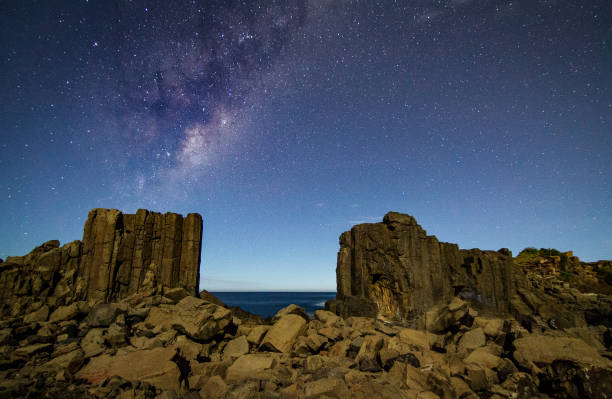 big milky way at Bombo quarry headland kiama, Australia