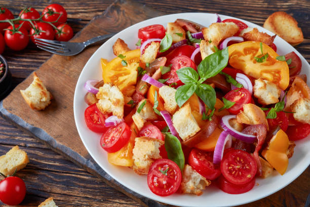 istock italian salad panzanella on a plate 991998128