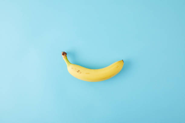 istock top view of fresh banana isolated on blue 992007354