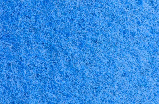 istock Close up texture of Blue Heavy Duty Cleaning scourer Pad background 992028230