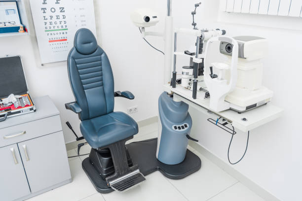 istock professional ophthalmic clinic with slit lamp 992041890