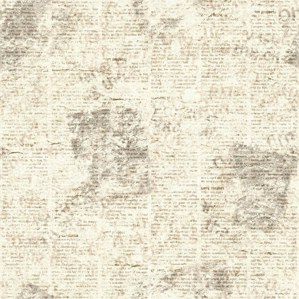 istock Newspaper vintage grunge collage seamless texture 992042606