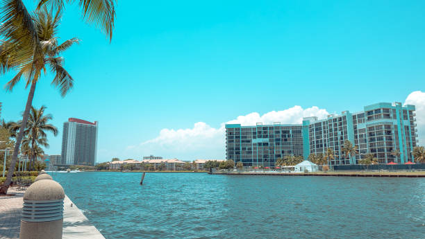 istock Diplomat Lane in Hallandale Beach Florida 992046242