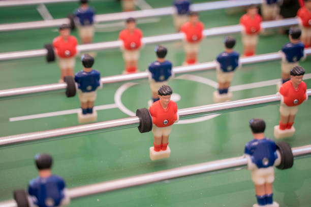 istock Foosball at modern office, close-up view 992052674